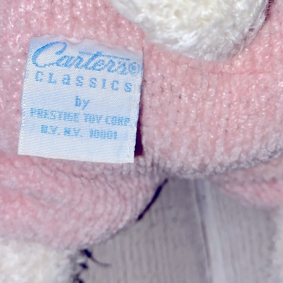 Carters Classics pink bunny plush vintage - Picture 7 of 7